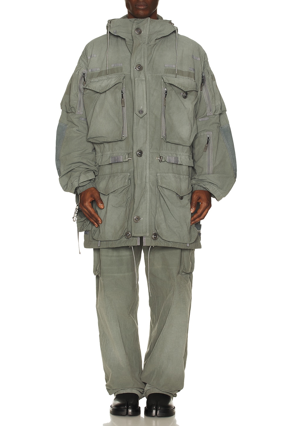 Maison Margiela Sports Jacket in Sage - Sage. 48 also in