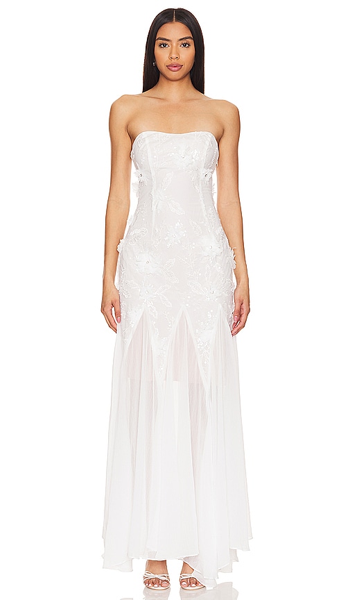 ELLIATT ABENDKLEID EVADNE in White. Größe XL. Also in