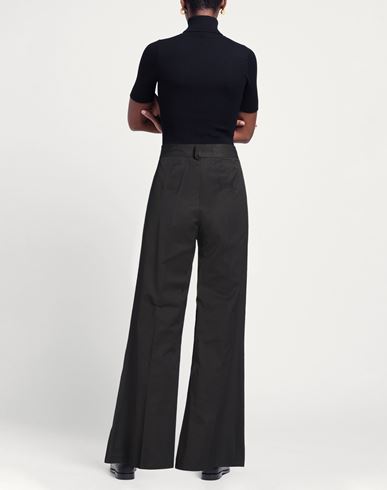 Woman Pants Black Size 10 Cotton, Polyester, Polyamide