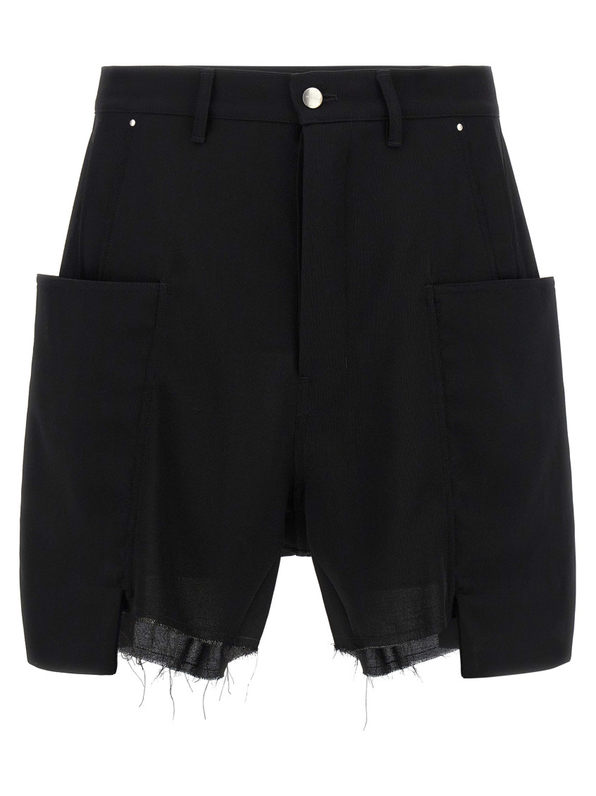 Rick Owens - stefan cargo bermuda shorts belt loops pocket