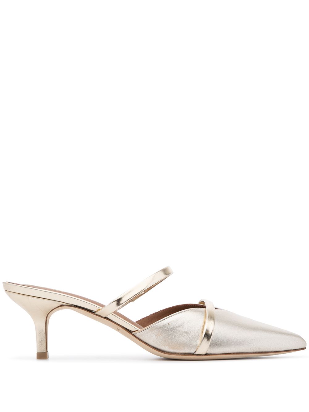 Frankie 45mm mules - Gold