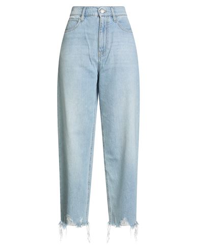 Denim Woman Jeans Blue Size 28 Cotton, Lyocell