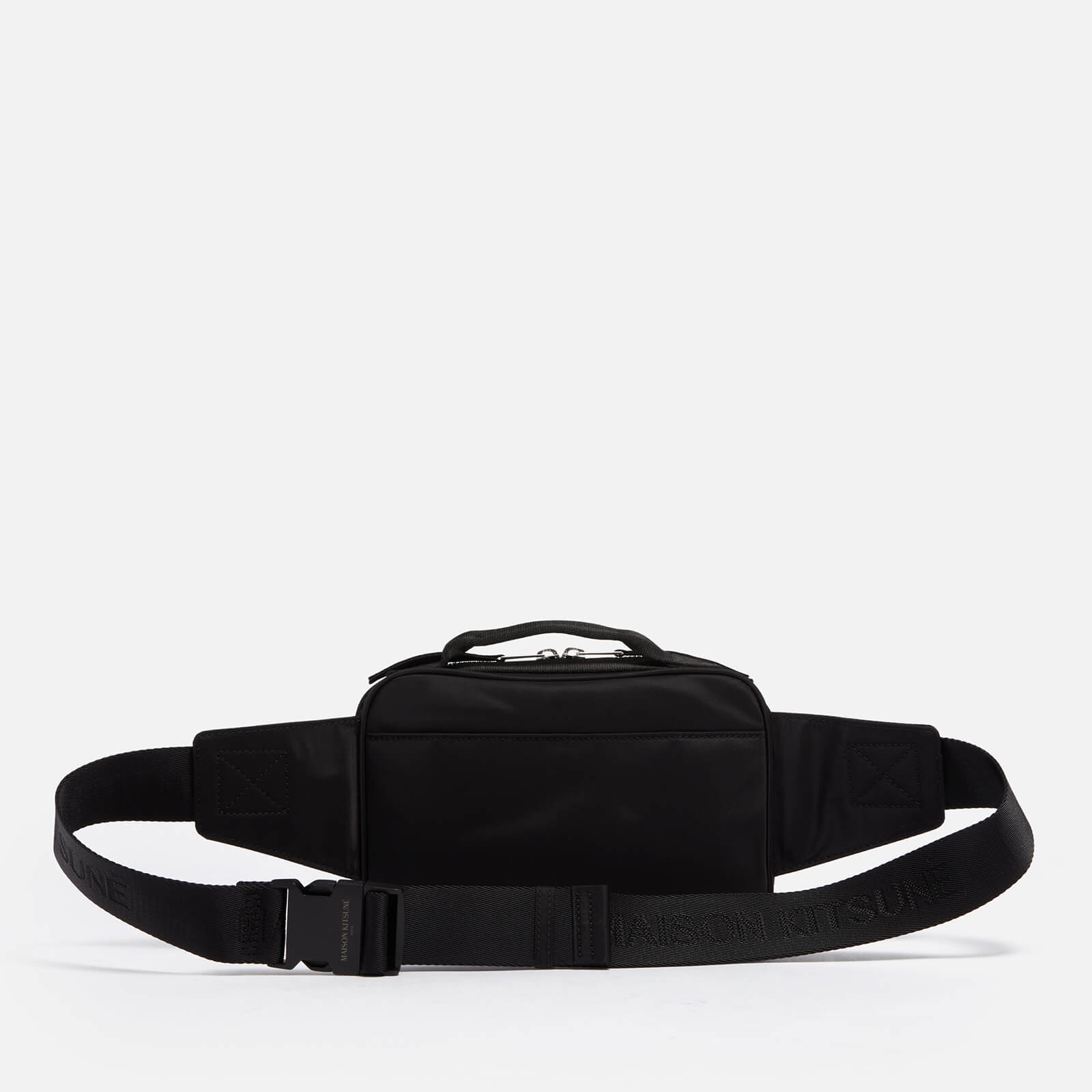 Men's Nylon Waist Pack in Black 