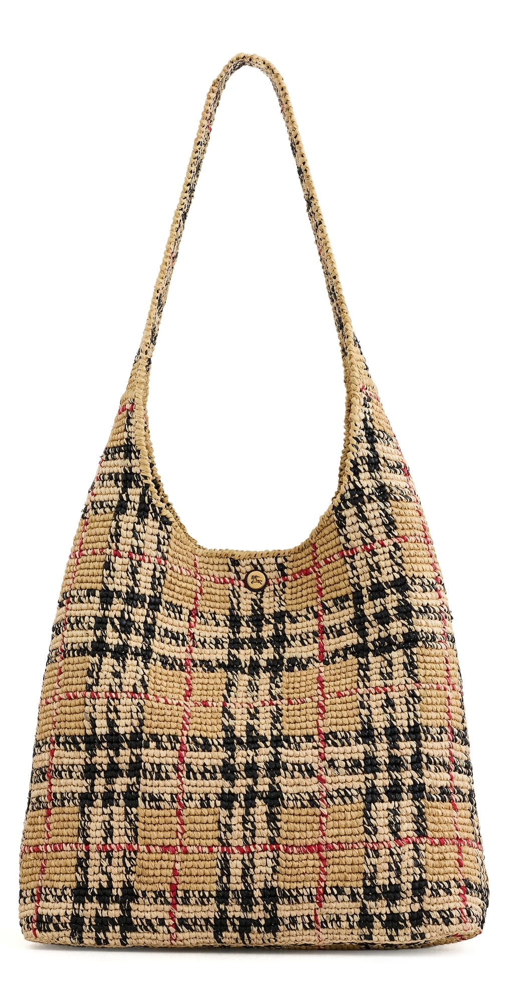 Margate Large Raffia Hobo Bag Sand One Size