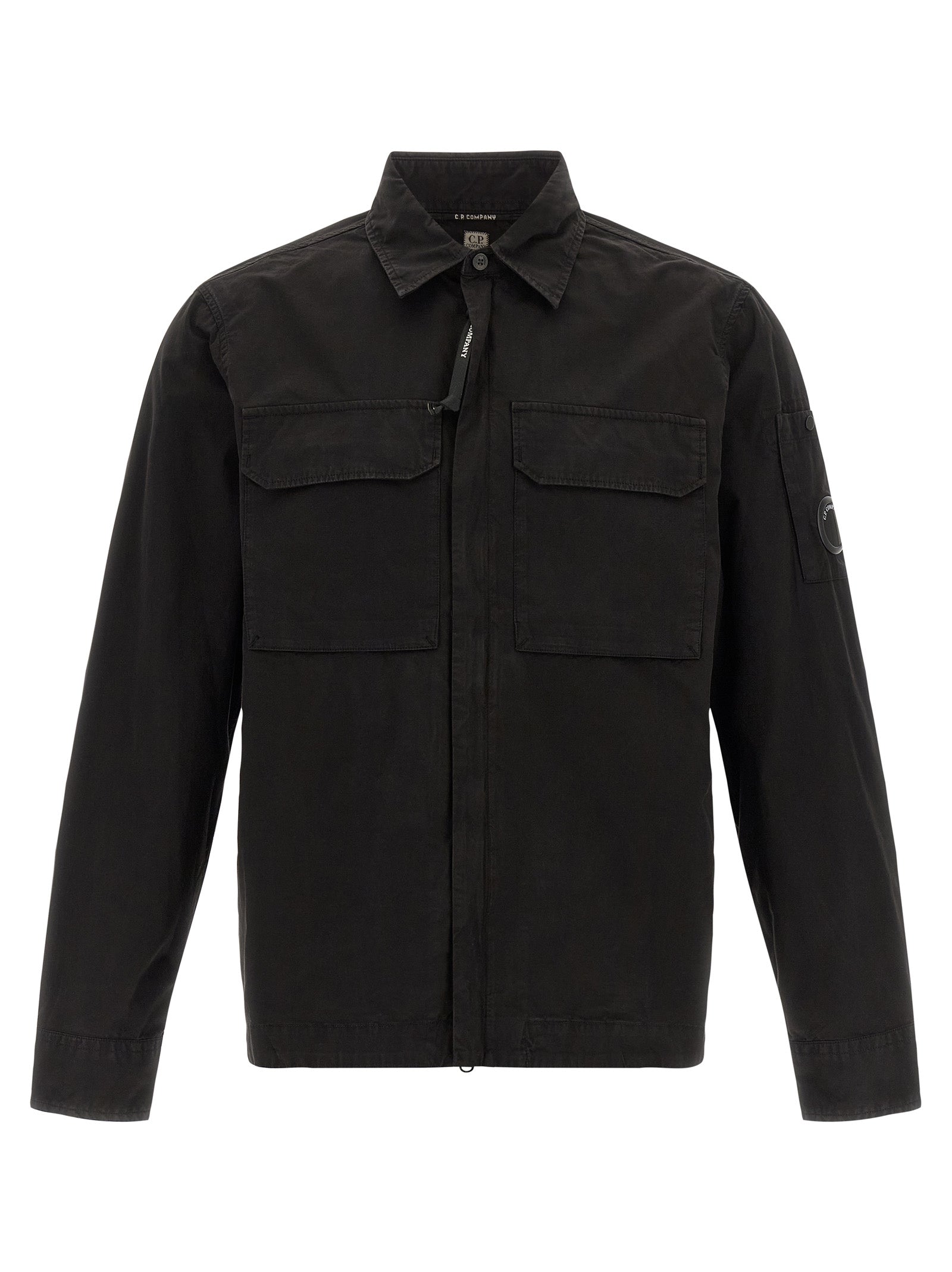 100% Organic Cotton Overshirt — Black