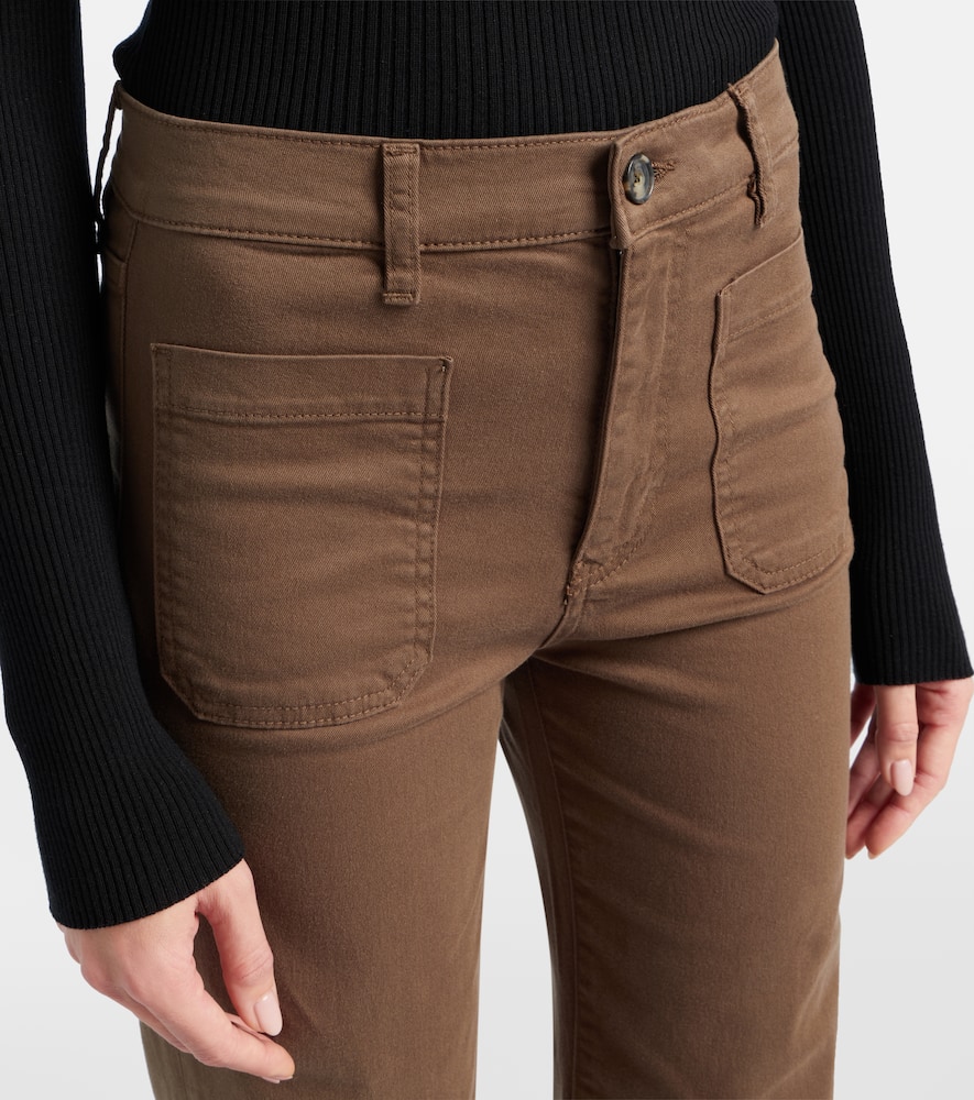 Refined wide-leg jeans