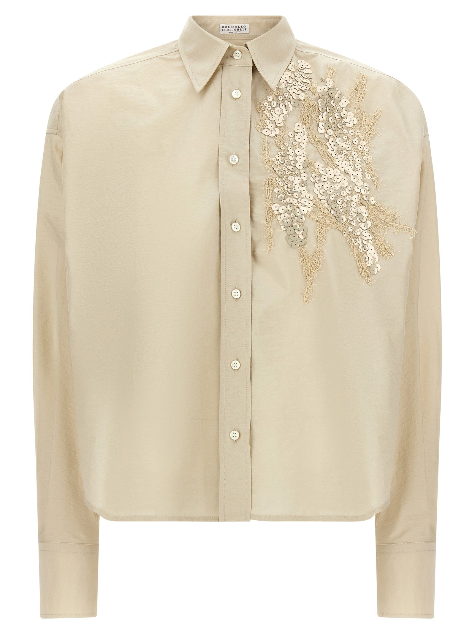 Dazzling Seabed Embroidery Shirt