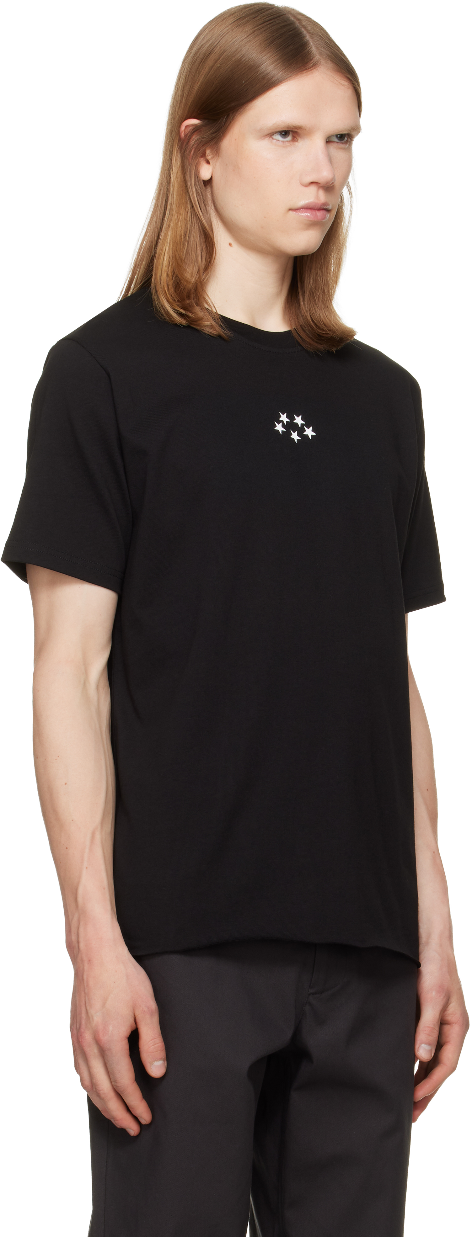 Black Five Stars T-shirt