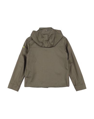 Kid Boy Jacket Military green Size 12 Cotton, Polyester