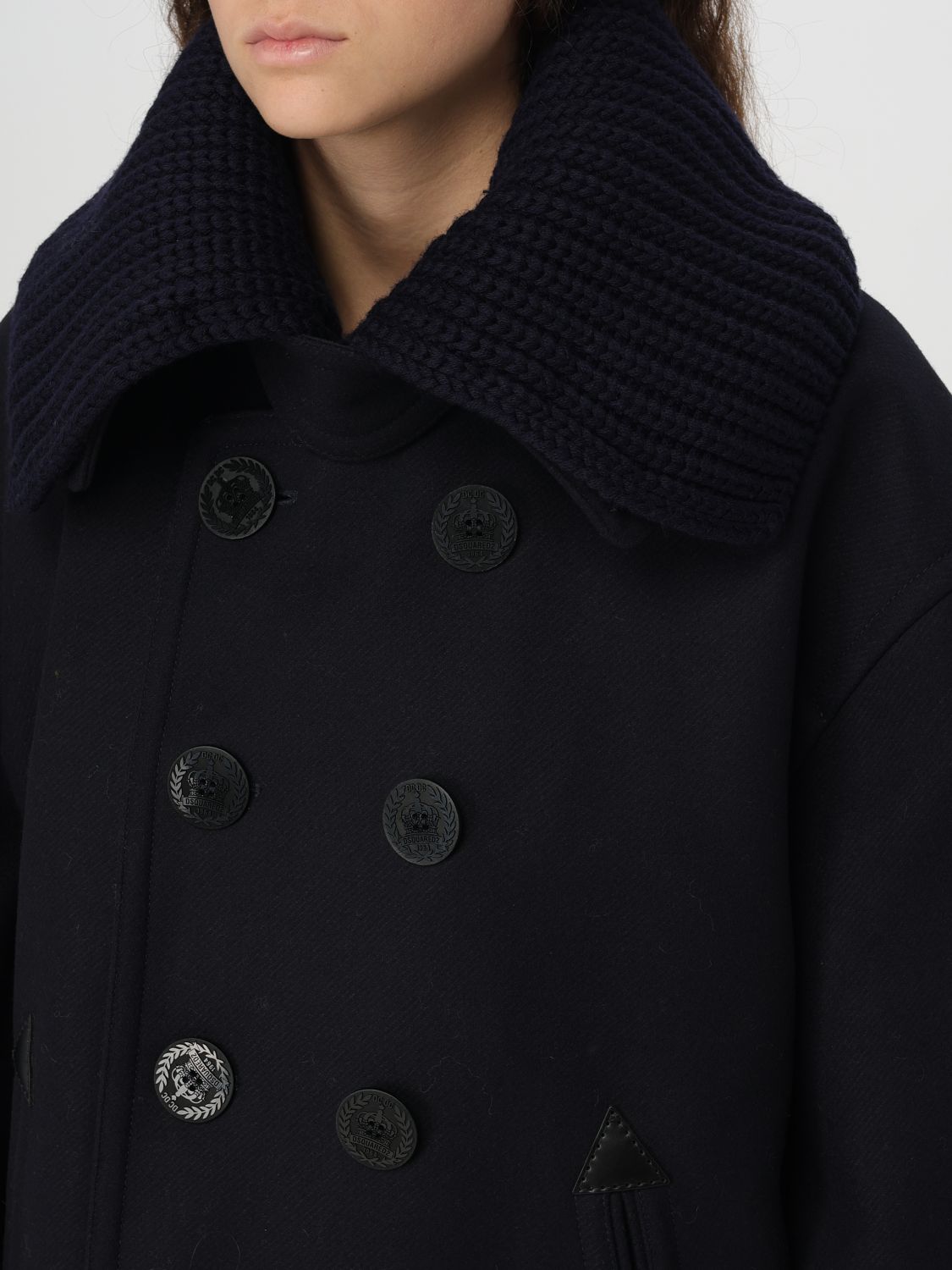 Coat Woman color Navy