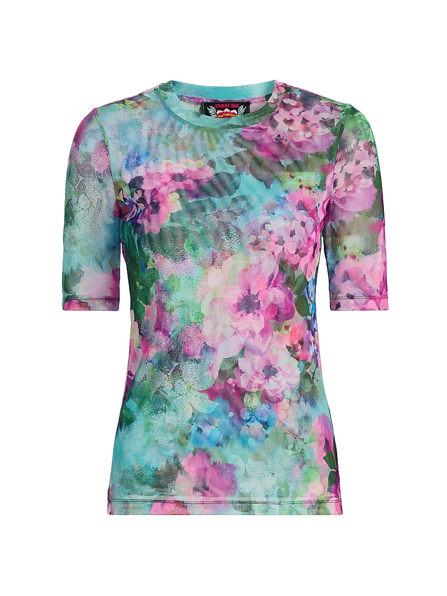 Women's Magnolia Meadow Mesh Top - Magnolia Meadows