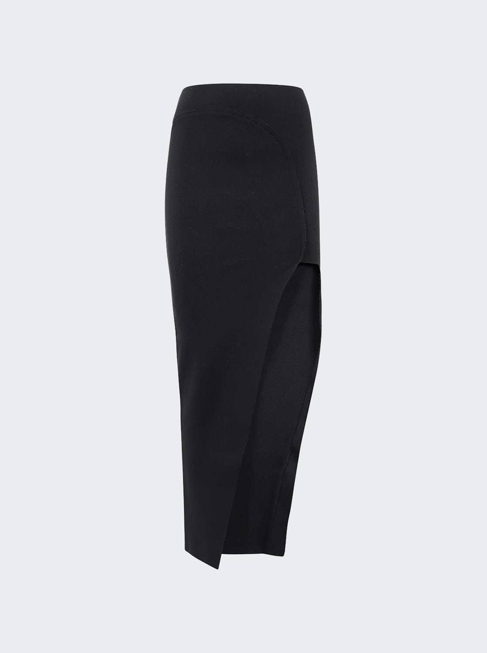 Asymmetric knitted skirt - Pink