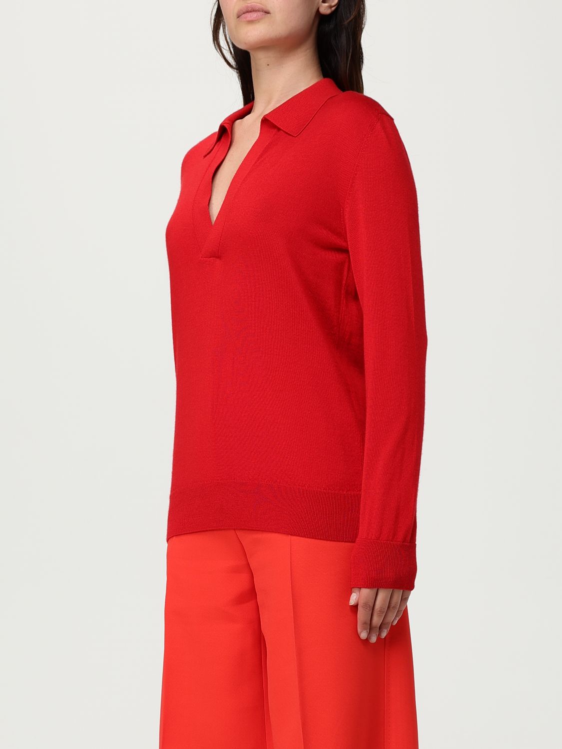 Polo Shirt Woman color Red