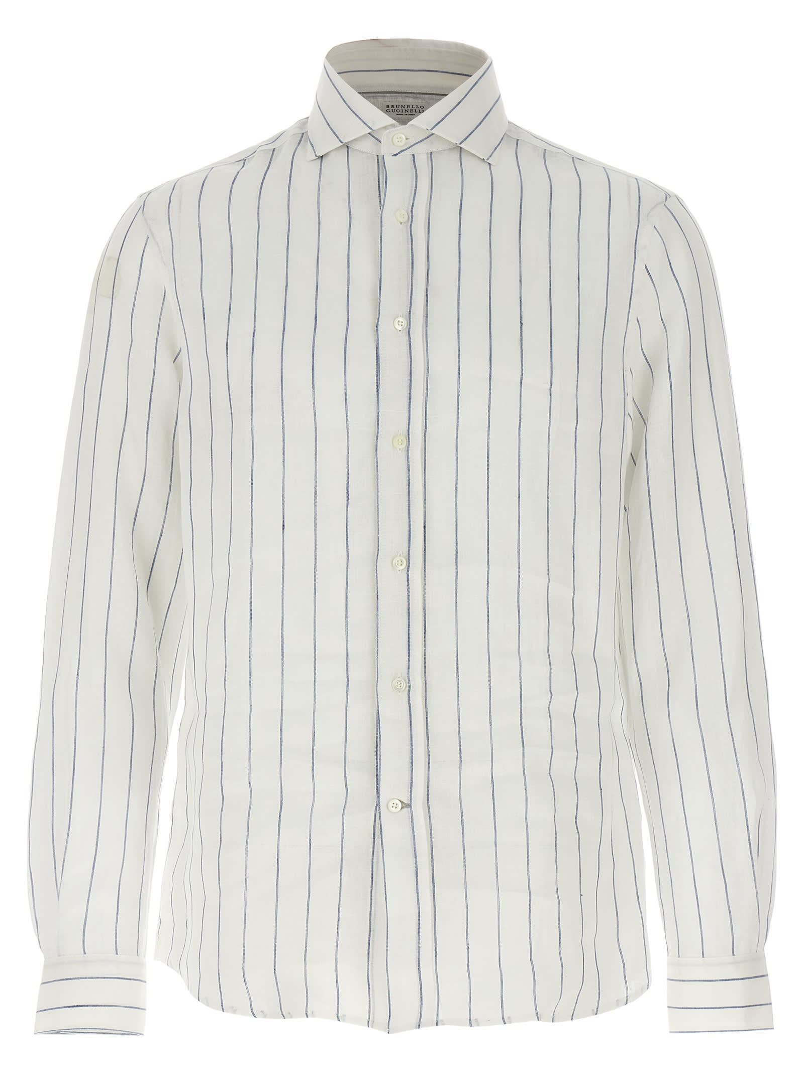 Striped shirt - White