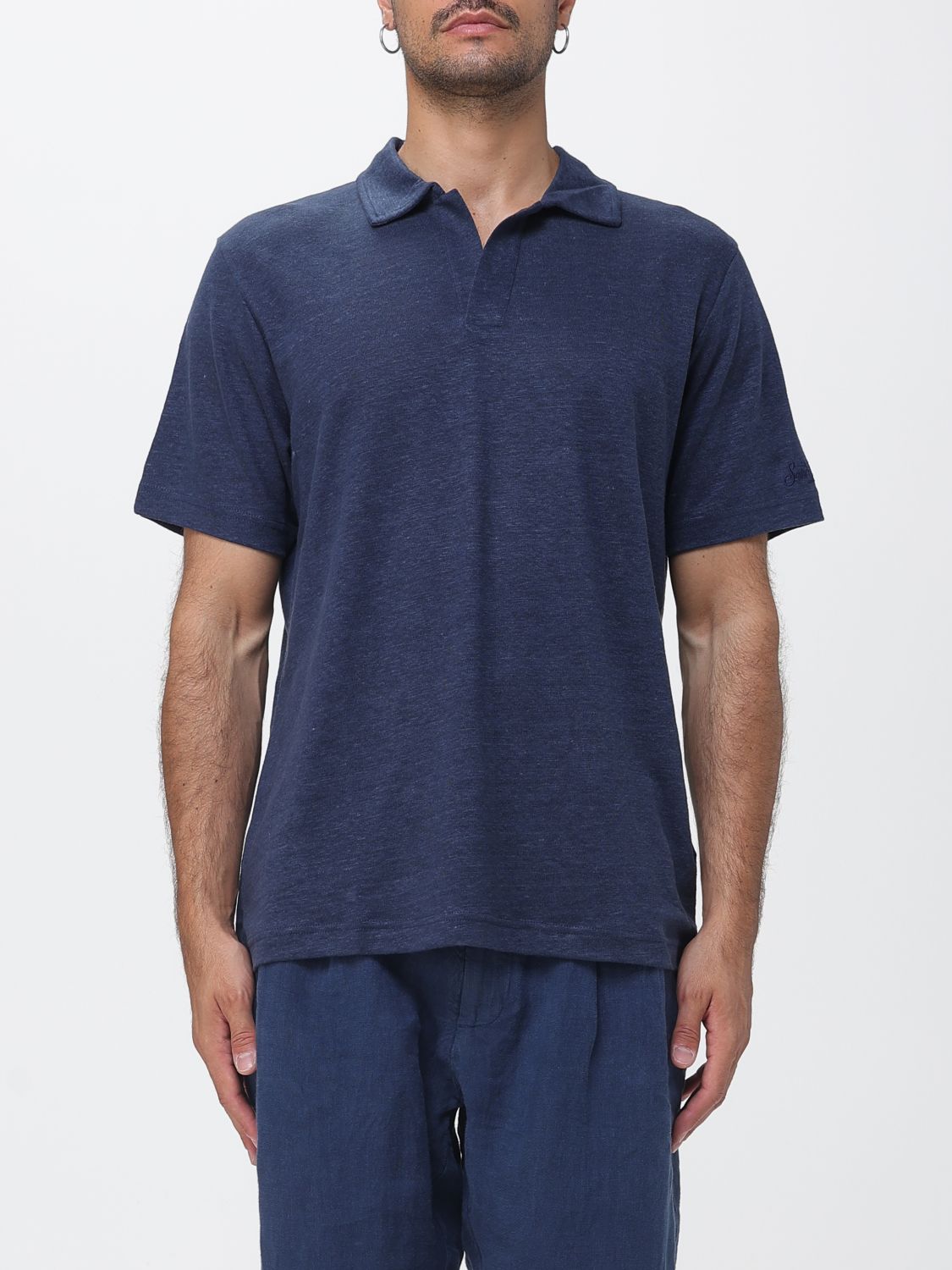 Fraser linen polo shirt - White