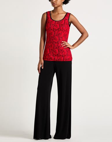 Woman Top Red Size 10 Viscose, Polyamide, Silk