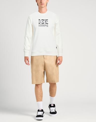Man Sweatshirt White Size S Cotton