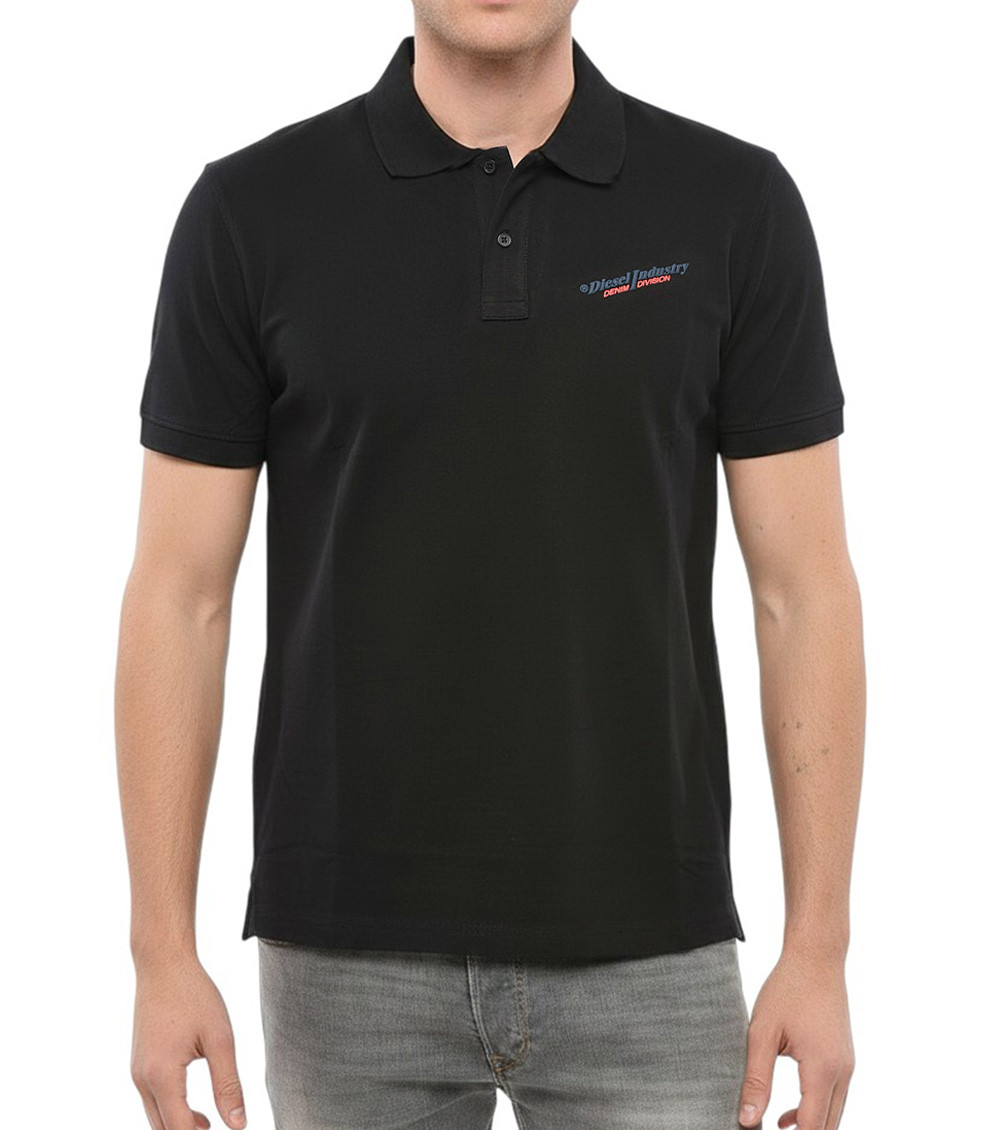 Black Shirt Collar Polo