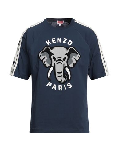Man T-shirt Navy blue