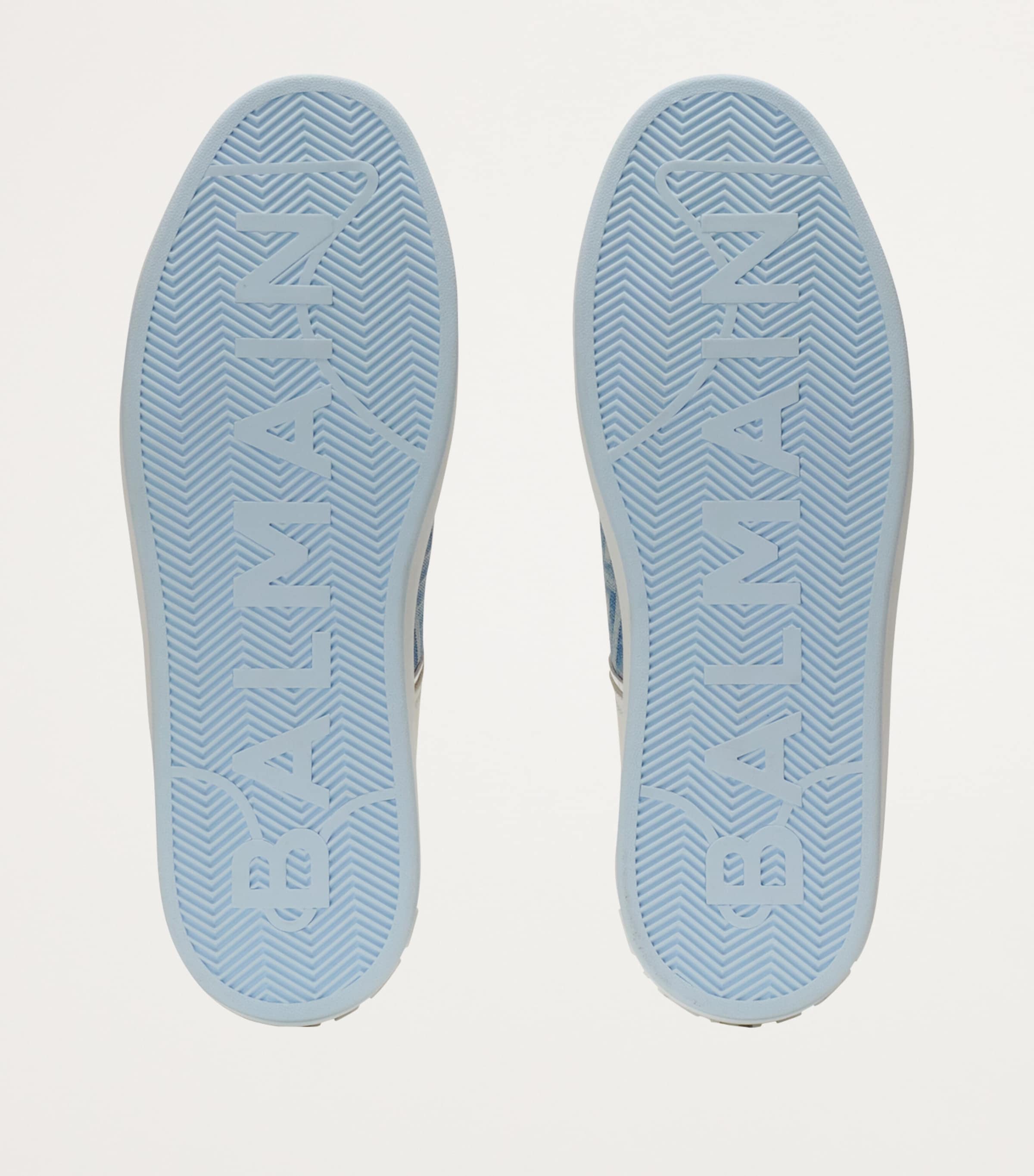 발망 남성 Leather-Denim B-Court Sneakers 000000000007738000