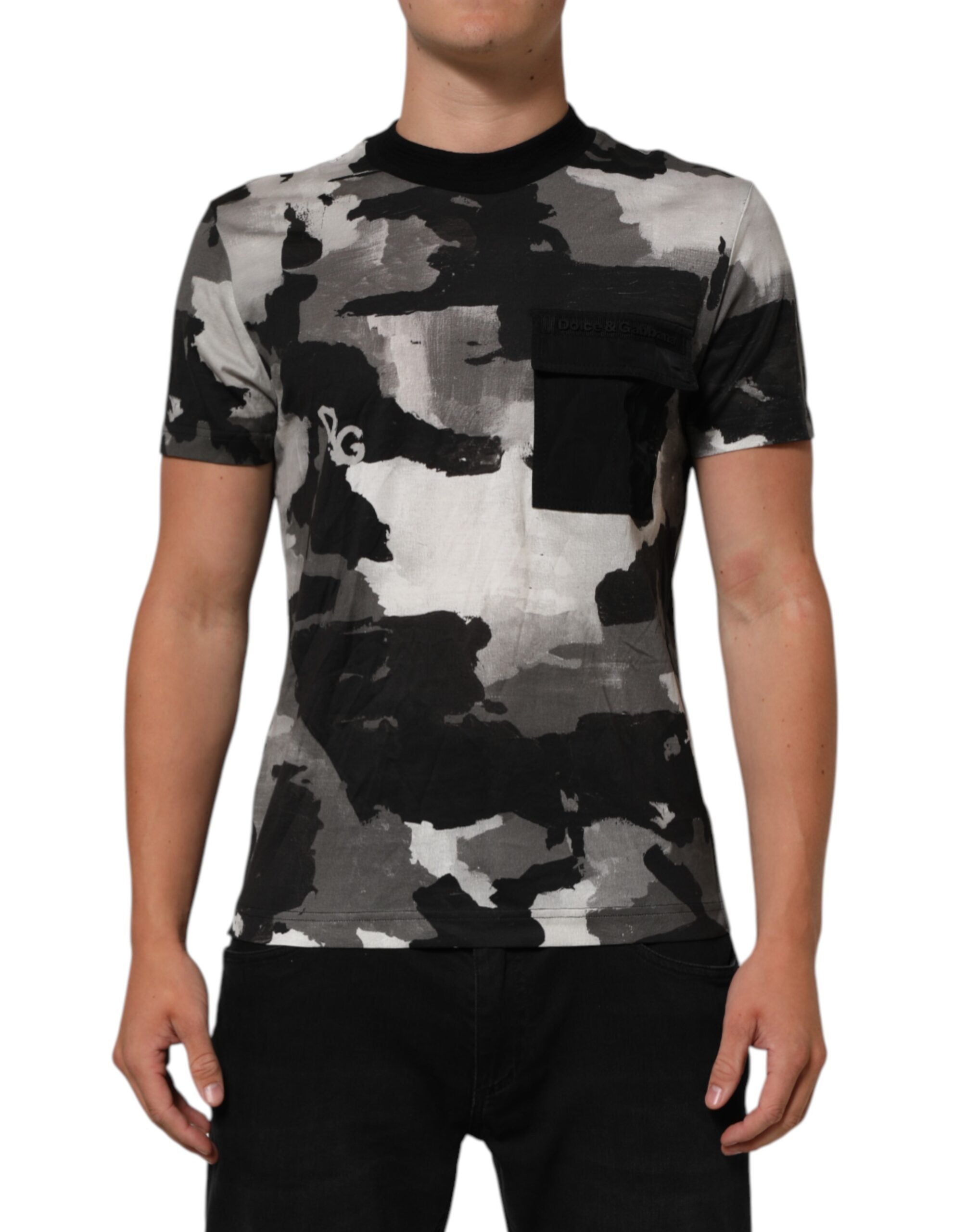 Camouflage Print T-Shirt — Multicolor