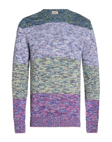 Man Sweater Lilac Size L Virgin Wool