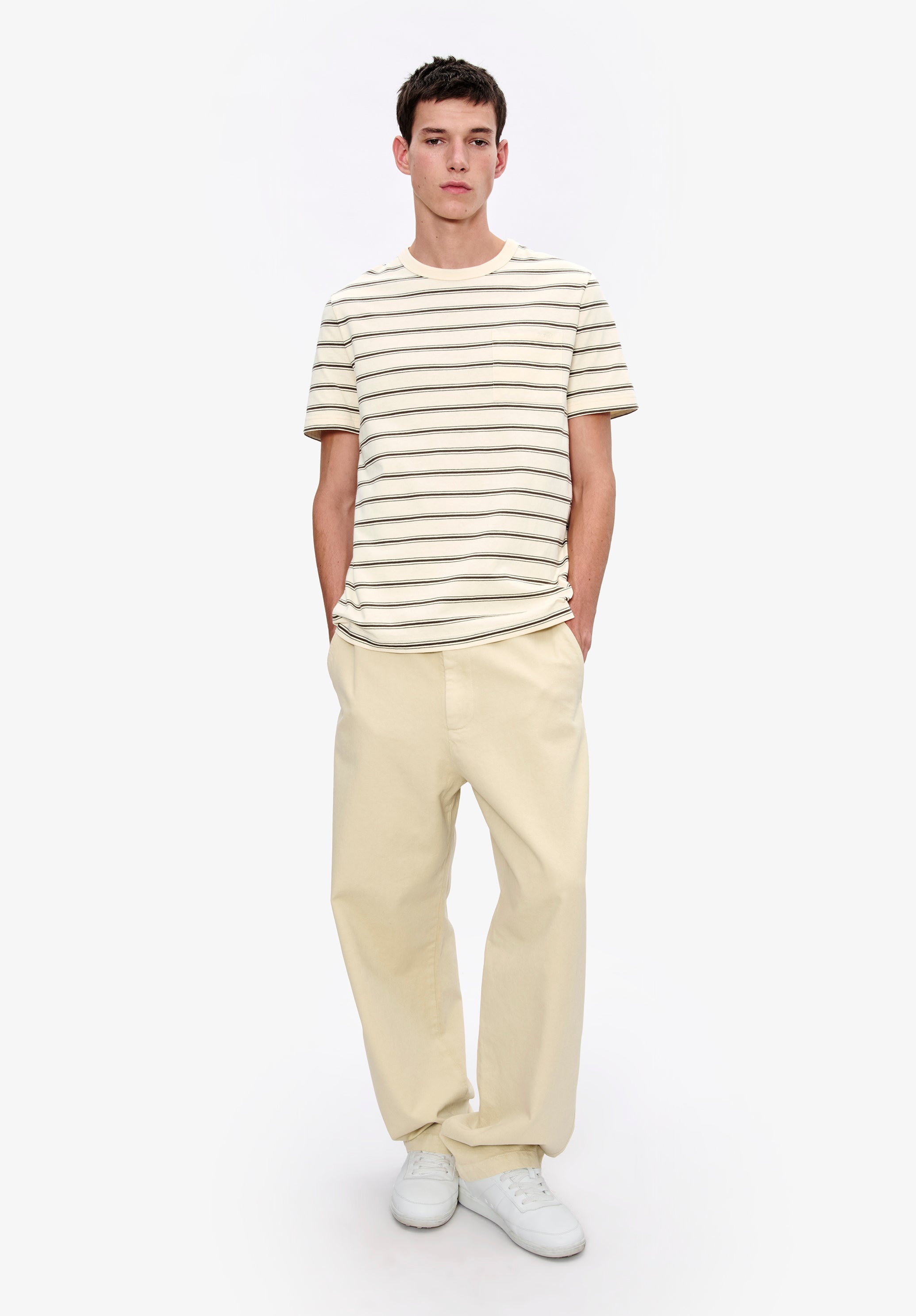 A. P.C. Striped T-shirt XS AAD - Ecru