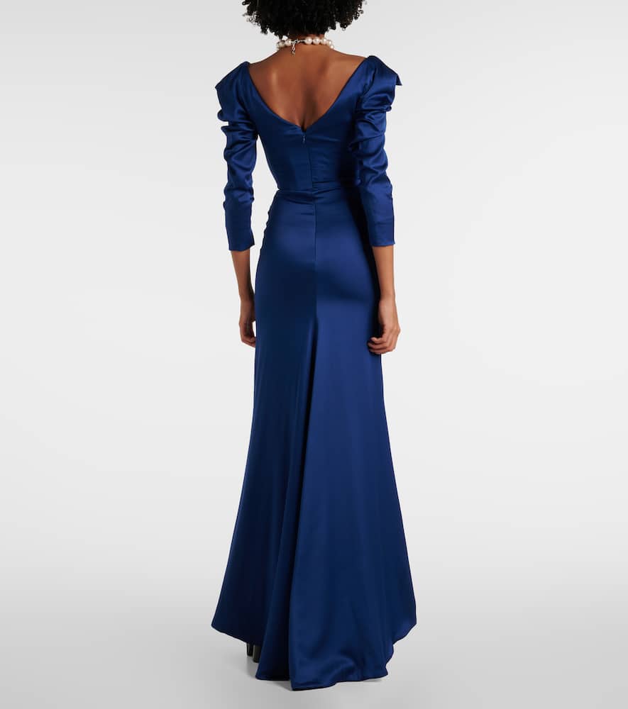 Bridal Astral satin corset gown