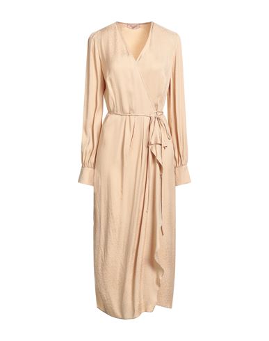 Woman Midi dress Sand Size 10 Viscose