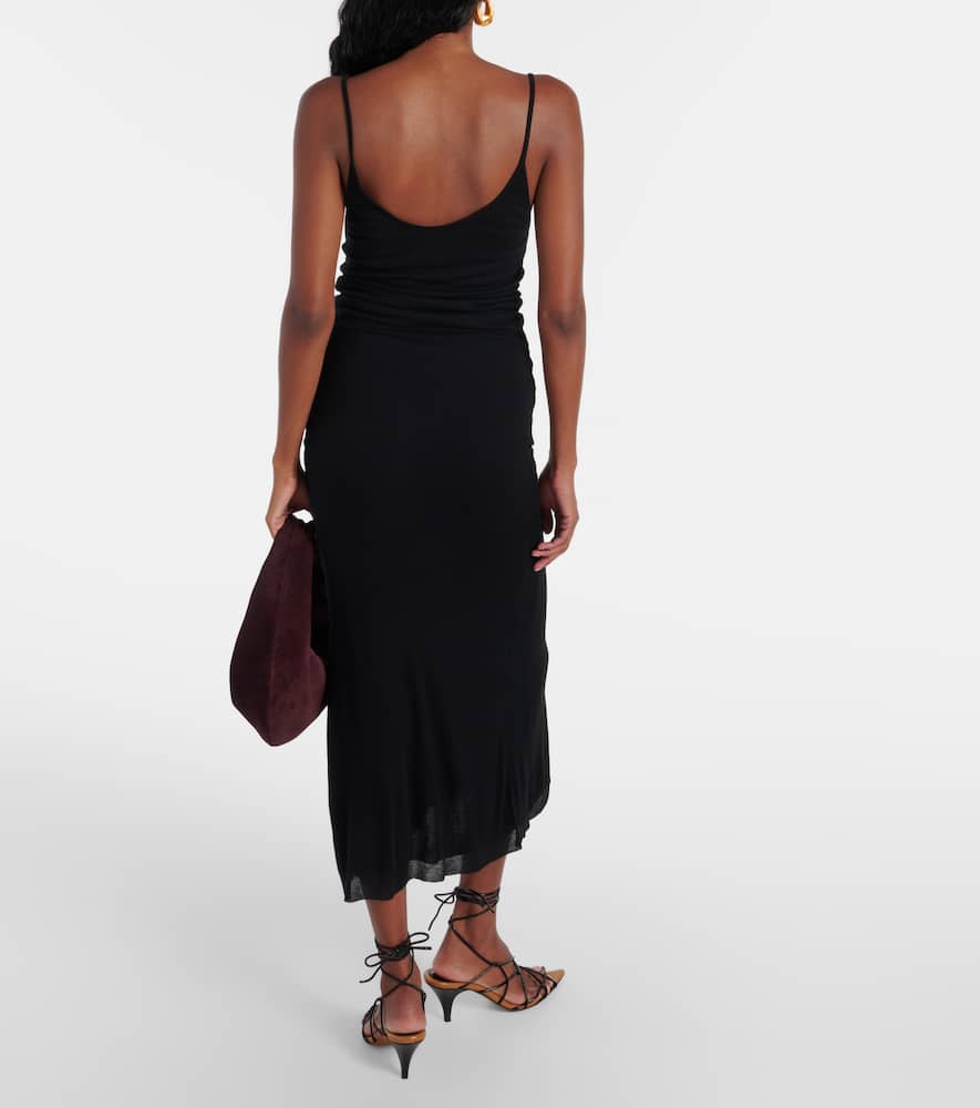 Leesal jersey midi dress