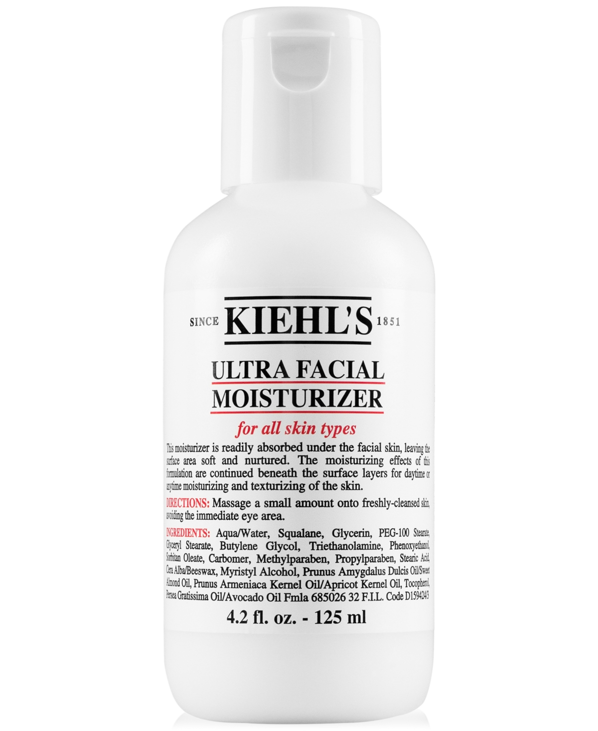 Ultra Facial Moisturizer, 4.2-oz.