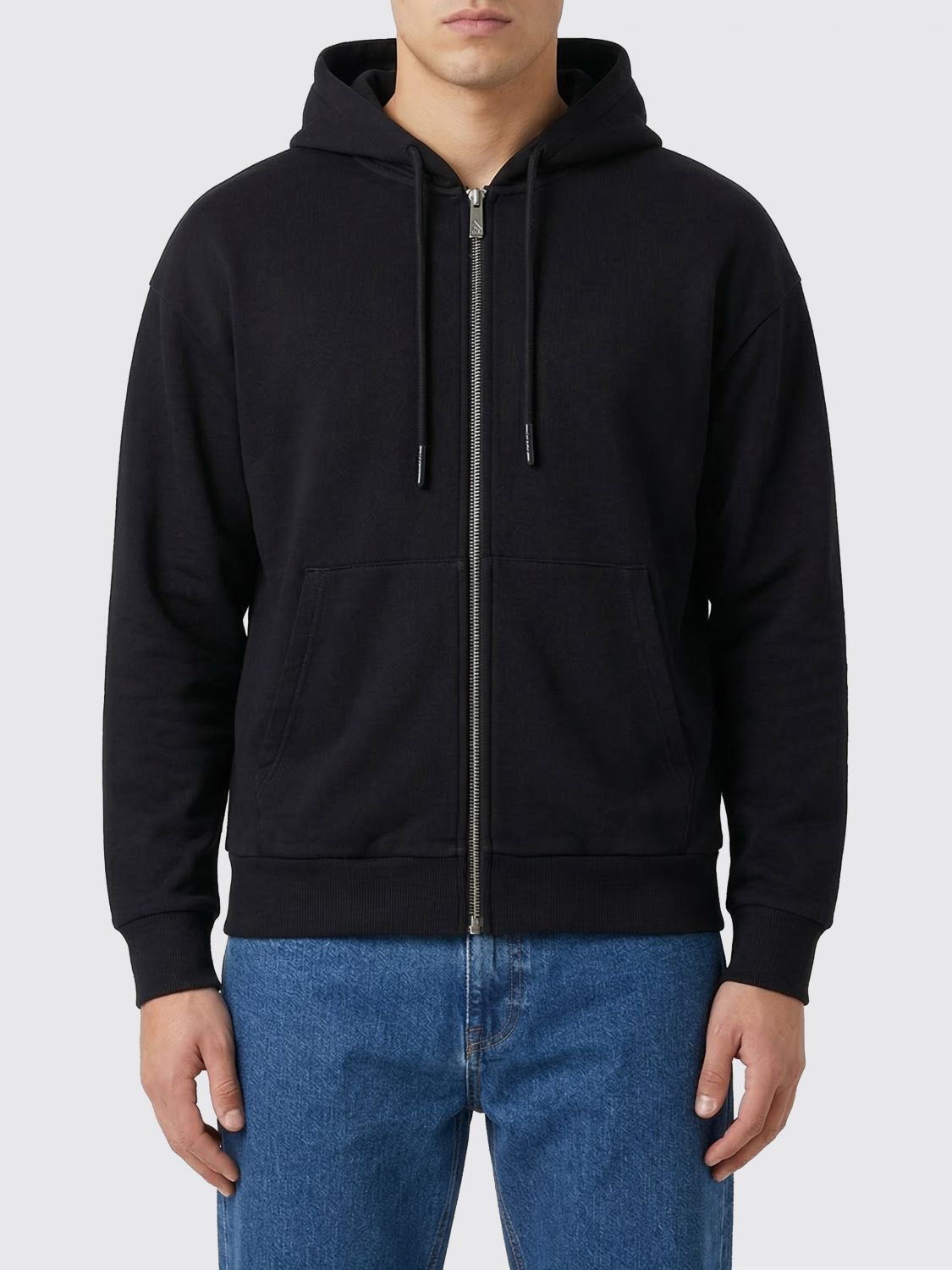 Sweatshirt Men color Black
