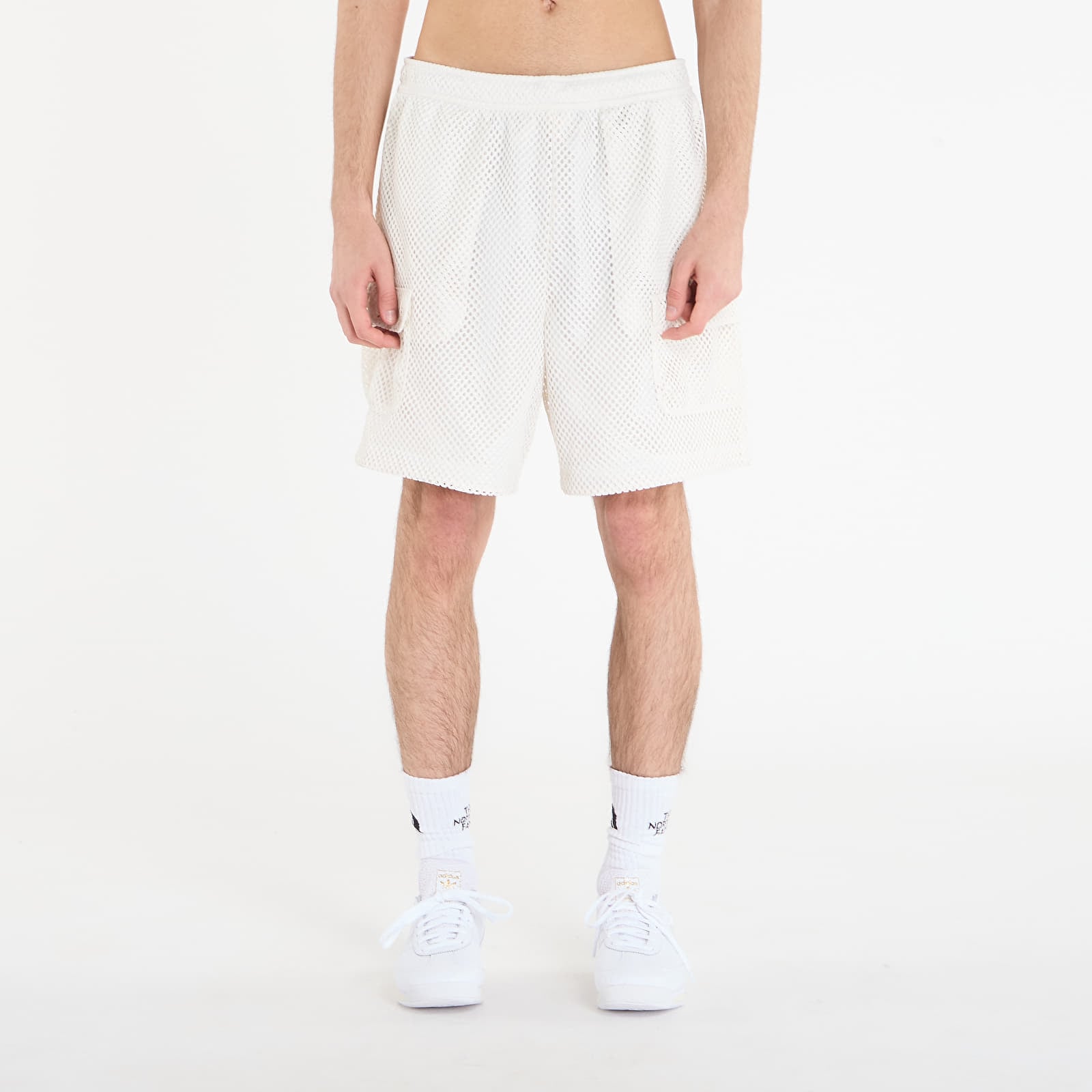 Shorts The North Face Redbox Mesh Utility Short White Dune