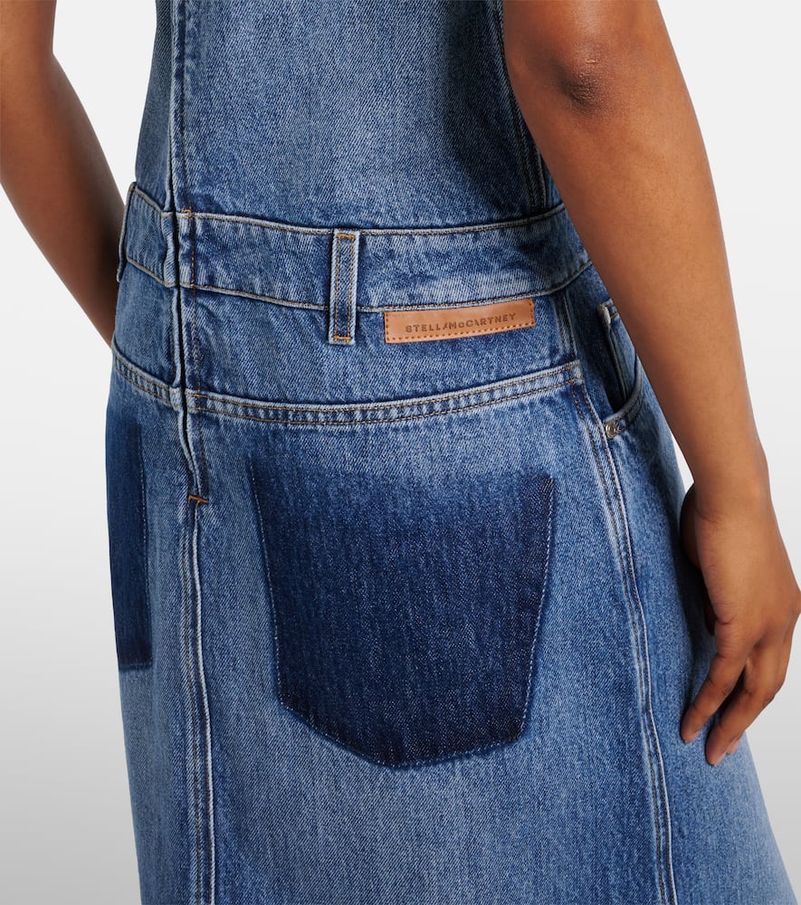 Denim maxi dress