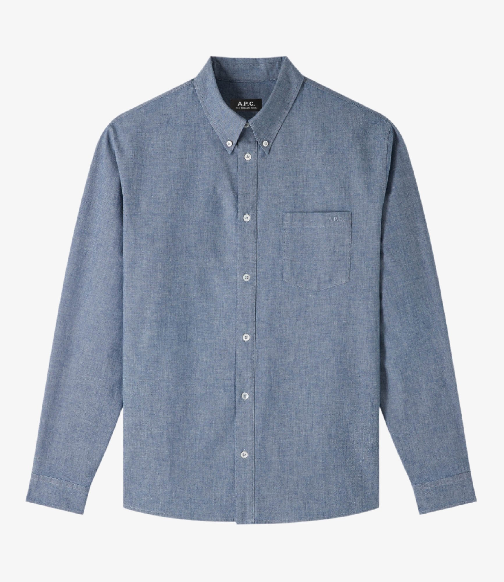 Edouard Brodé shirt Indigo