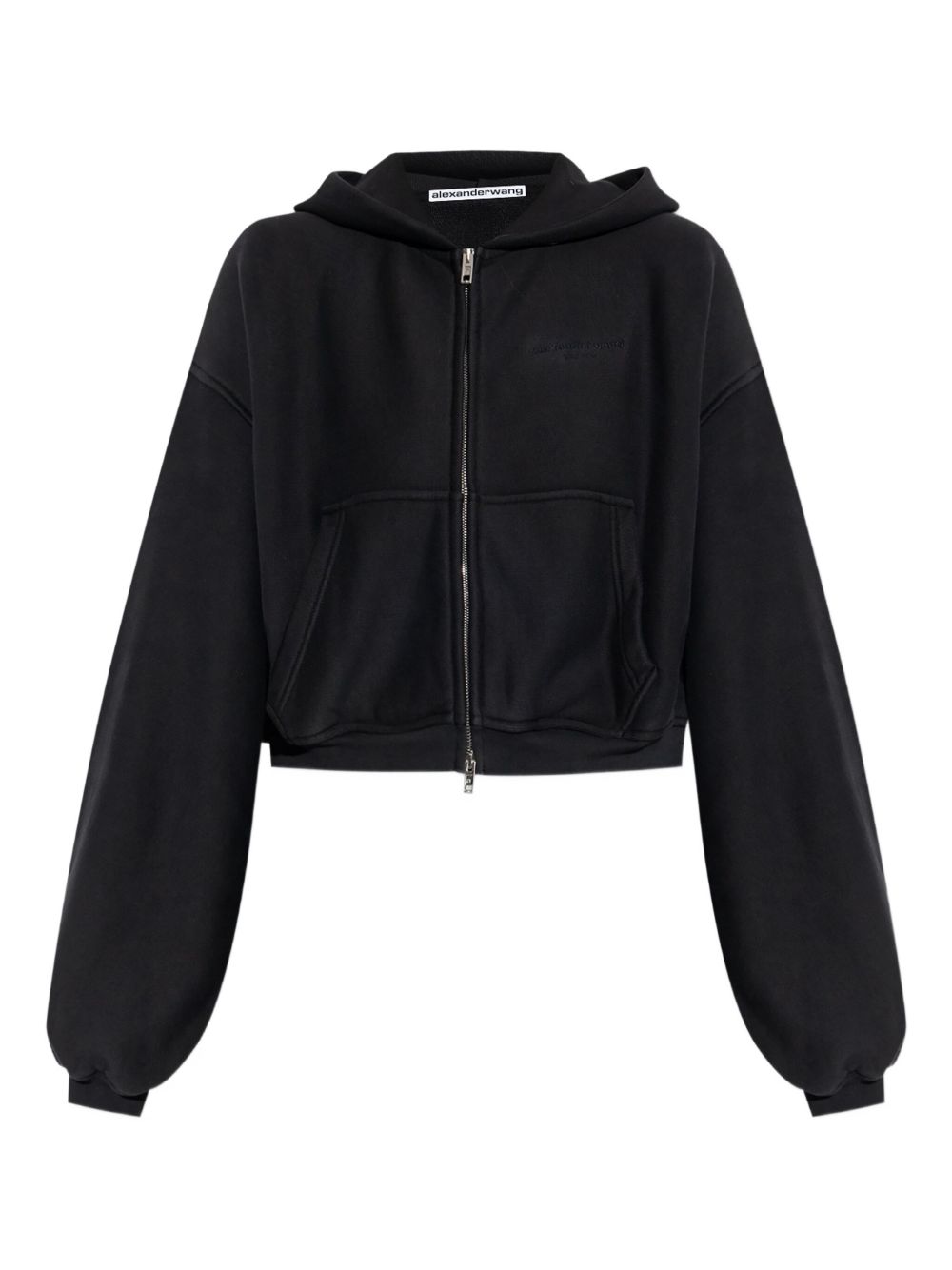 Zip-up hoodie - Black