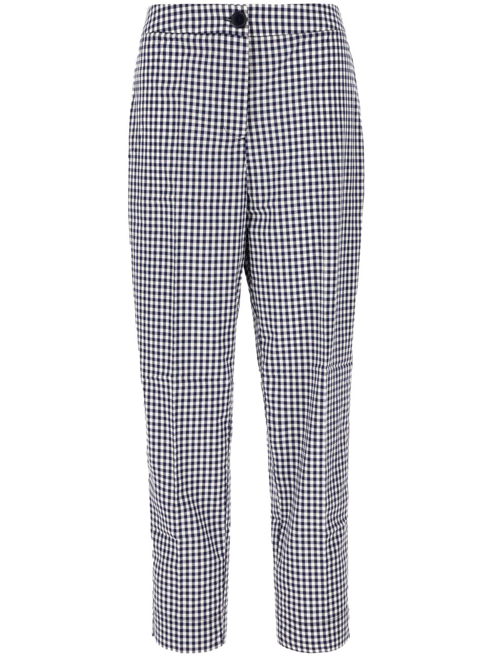 Checked trousers - Black