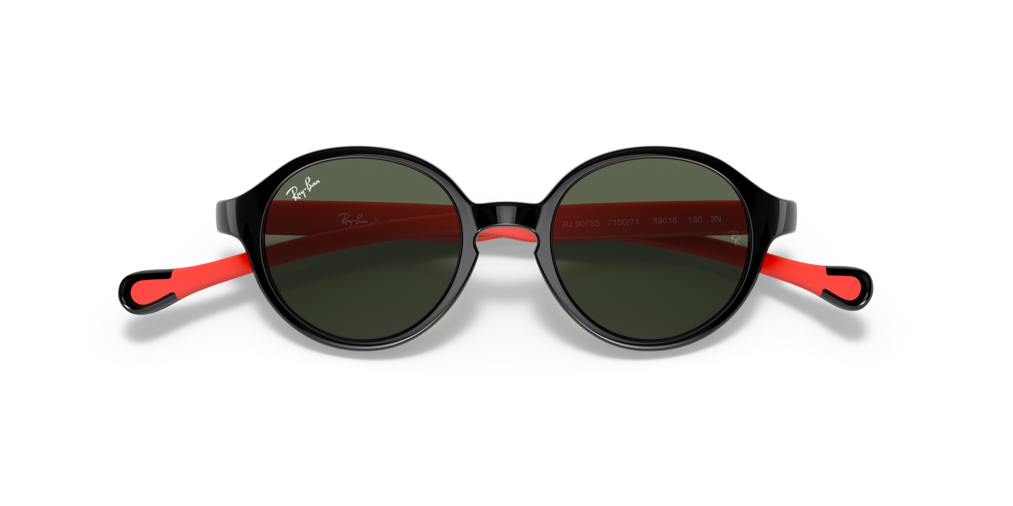 Ray - Ban Kid Ray - Ban RJ9075S 710071 Sunglasses Injected Black Green Pantos Norma