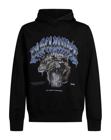 Man Sweatshirt Black Size L Cotton