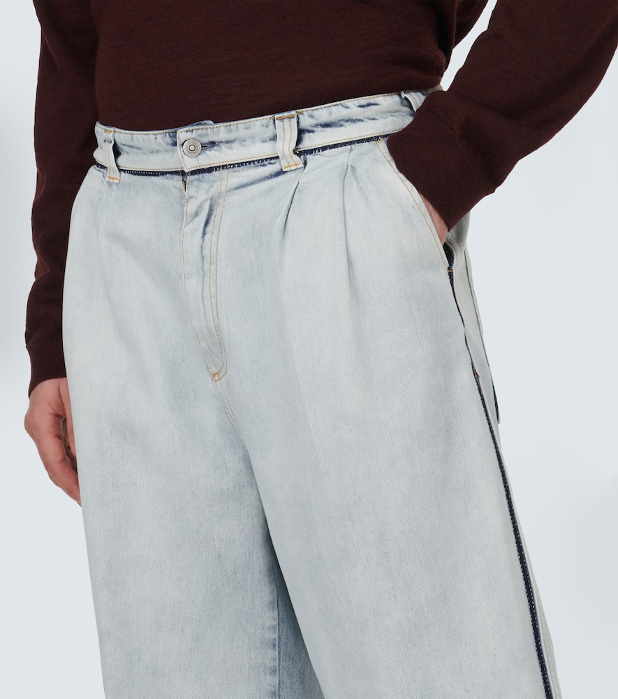 High-rise wide-leg jeans