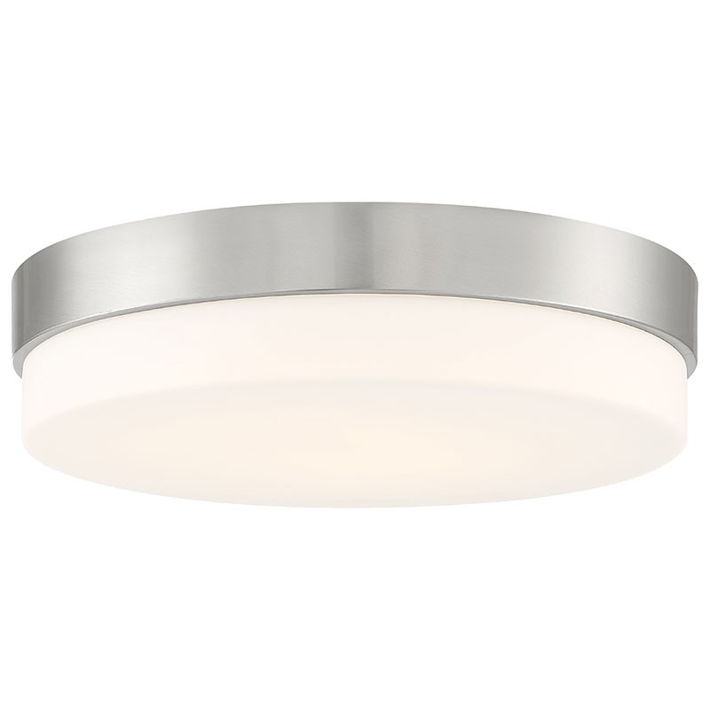 Brushed Steel LED Flush Mount from the Roma Collection