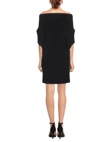 Woman Mini dress Black Size 6 Polyester, Elastane