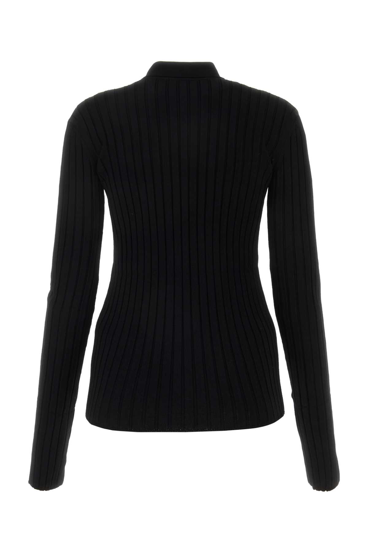 Black Viscose Blend Cardigan