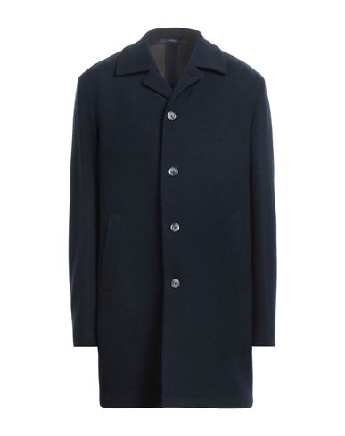 Man Coat Midnight blue Size 46 Cashmere