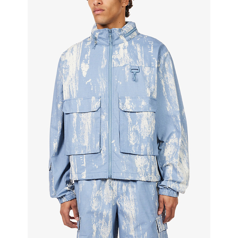 Mens Sierra Hooded Cotton-Ripstop Jacket