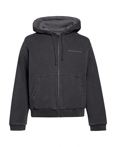 Man Sweatshirt Grey Size L Cotton