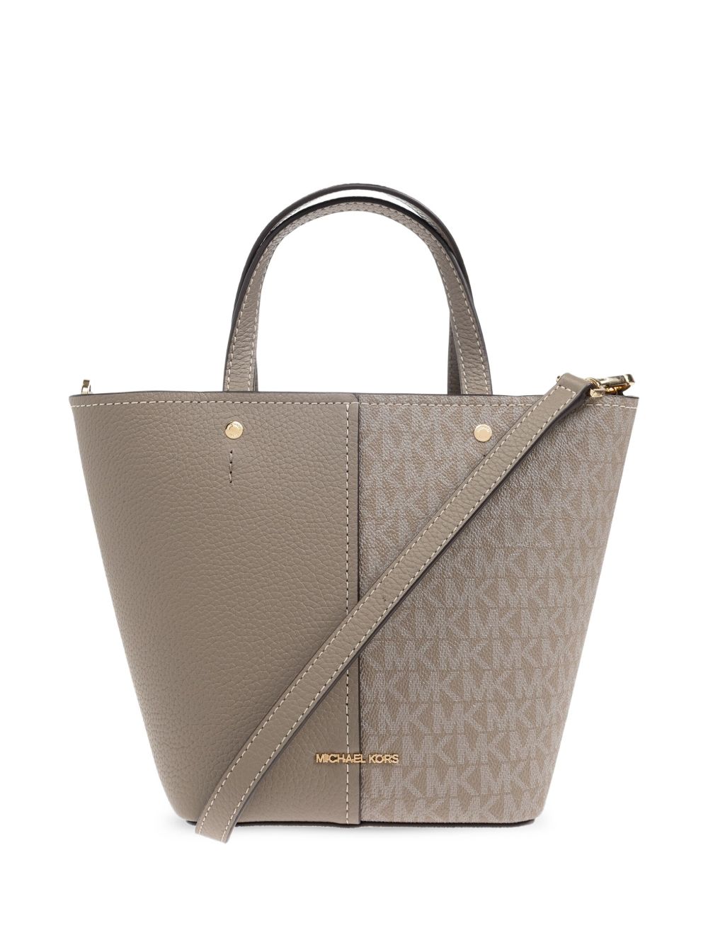 Medium Flora tote bag - Neutrals