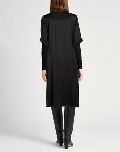 Woman Overcoat & Trench Coat Black Size 4 Viscose