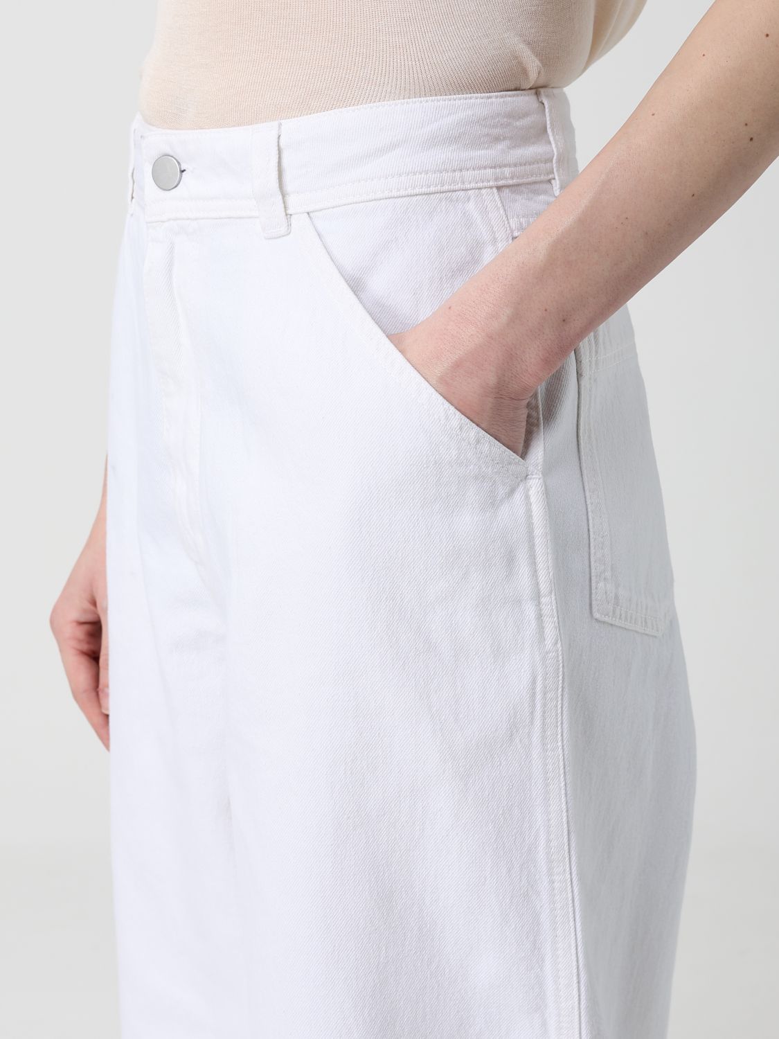 Pants Woman color Milk