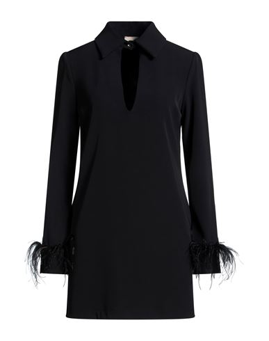 Woman Mini dress Black Size 4 Polyester, Elastane